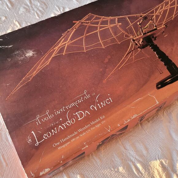 Imagination Factory Leonardo Da Vinci II Volo Instrumentale Flying Machine Model - Picture 1 of 12